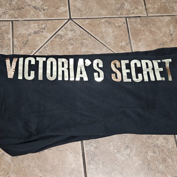 Victoria Secret Wide Leg Sequin Love Sweat Pants 2 Pair Size L - Picture 7 of 7